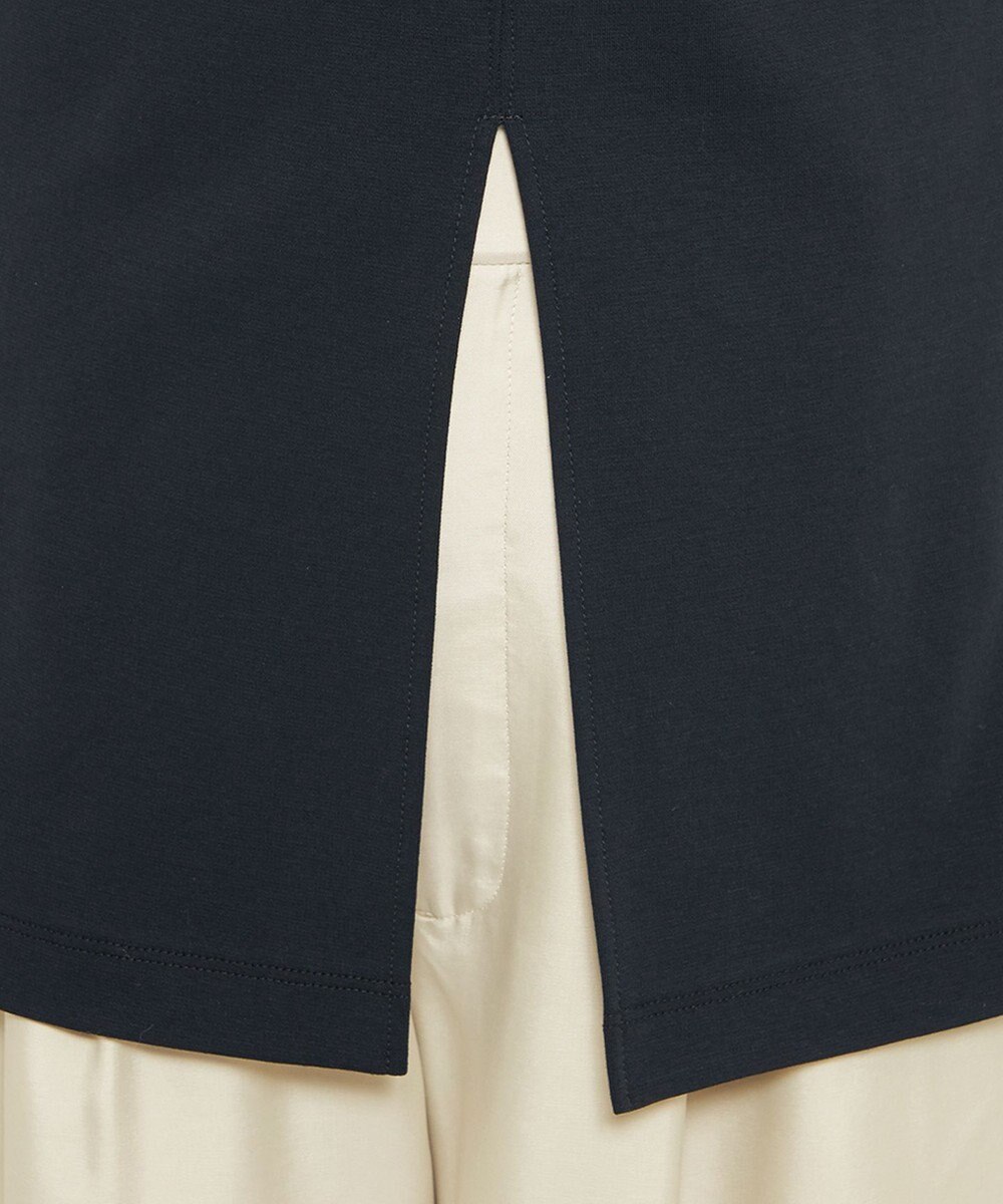 uncrave ダブルフェイスジャージー 2WAYスリットトップス 