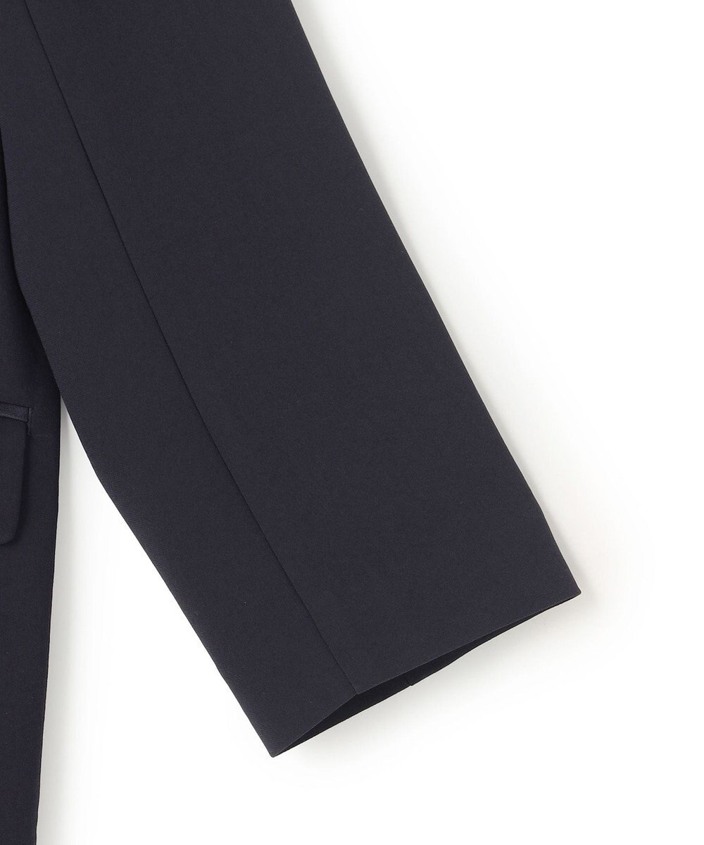 uncrave バックサテンジョーゼット ノーカラージャケット 