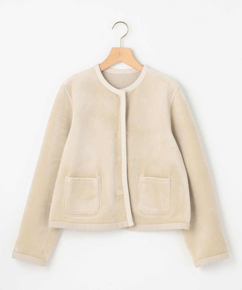 組曲 S 【2WAY・WEB限定】バックベロア リバーシブルジャケット 