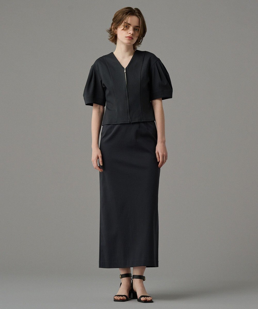 uncrave 【接触冷感・UVカット】ダブルフェイスジャージー 2WAYブラウス（uncrave STANDARD） 