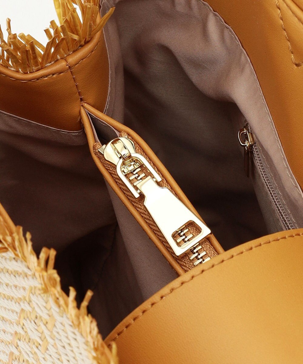 UNBILLION cachecache ポリプロピレンフリンジトートバッグ 