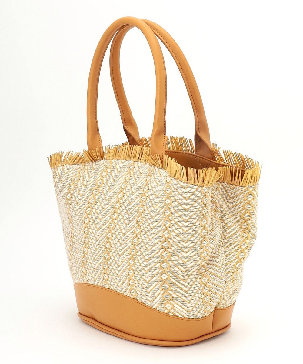 UNBILLION cachecache ポリプロピレンフリンジトートバッグ 