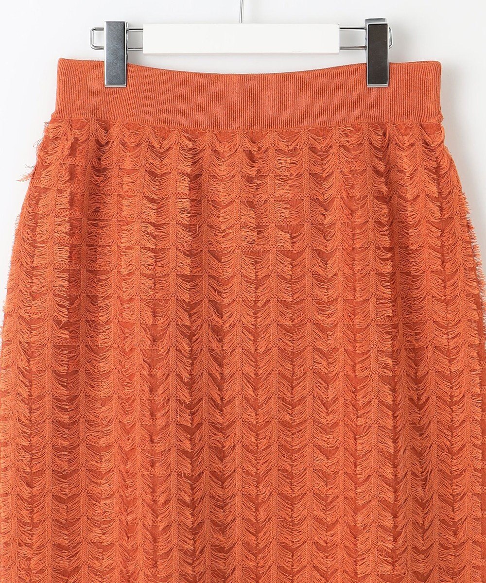 自由区 L 【セットアップ対応・洗える】シアーカットジャカード スカート 