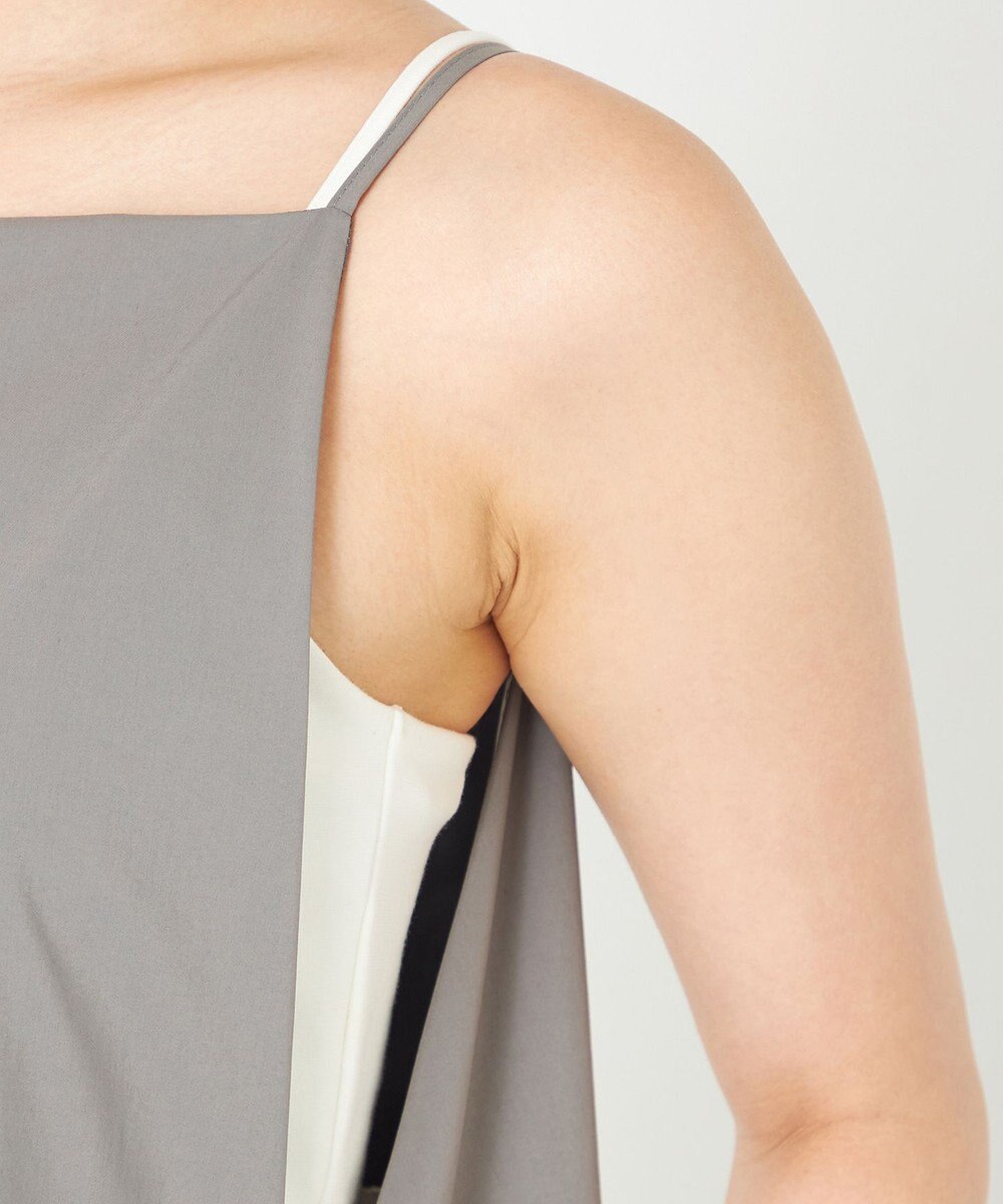 NAVE 【Nave・洗える/撥水加工/ストレッチ素材】ライトタフタ  キャミドレス 