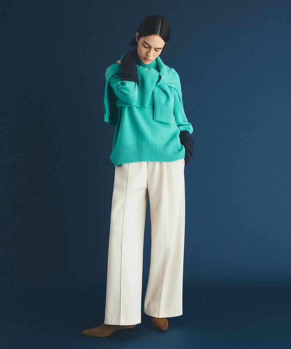 UNFILO カシミヤブレンド ハイネックニット 