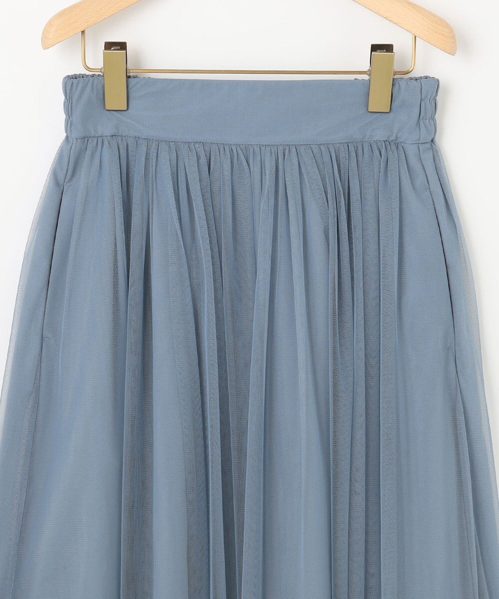 組曲 【飯豊まりえさん着用・Oggi12月号掲載】ギャザーチュール スカート 