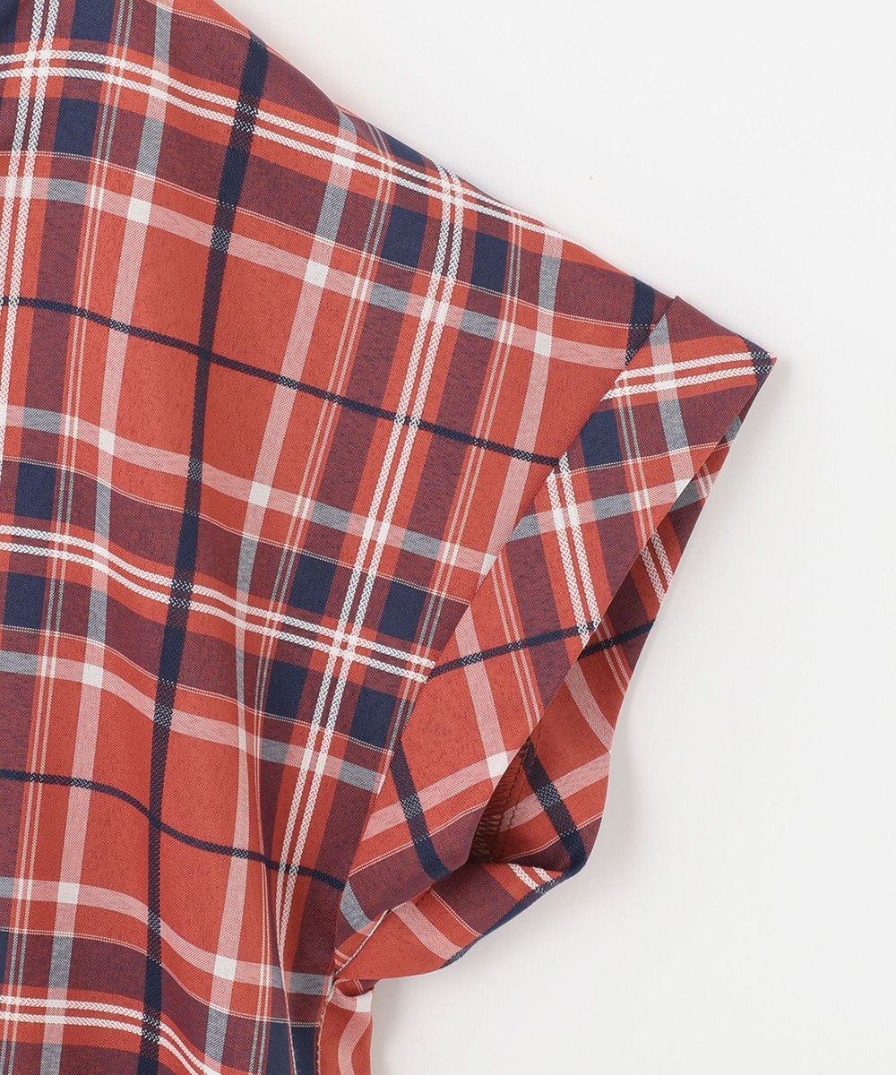 ANY 【洗える】イージーケアチェック ブラウス 