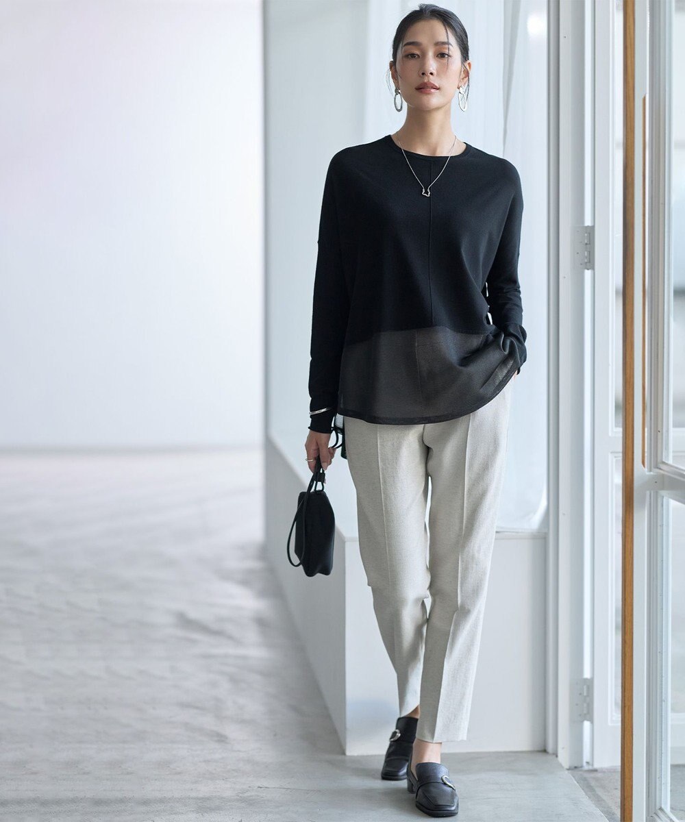 ICB ヴィスコースワイド シアーコンビプルオーバー 