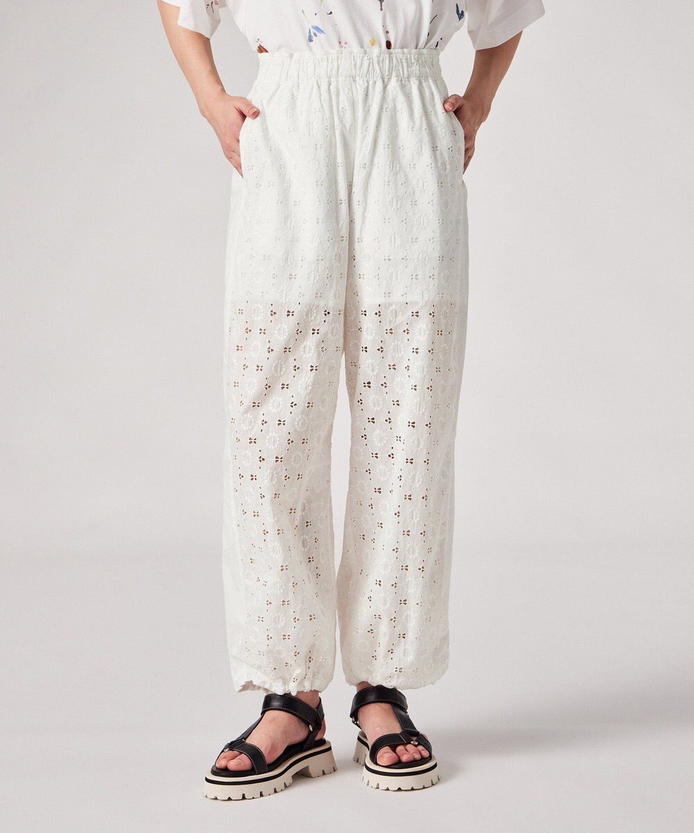 Paul Smith アイレットレース イージーパンツ 