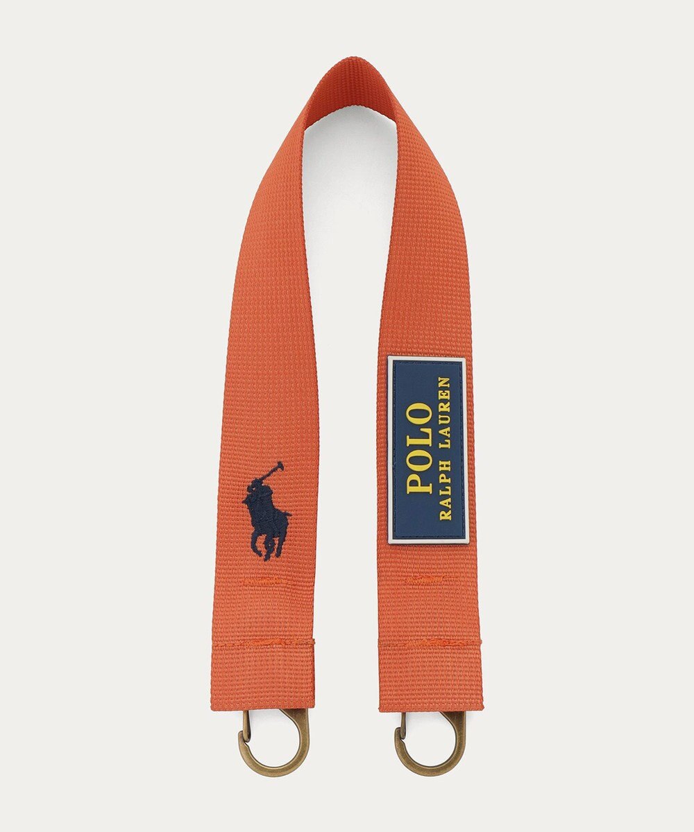 MOONBAT POLO RALPH LAUREN(ポロ ラルフローレン)カラビナ付き ストラップベルト 無地 撥水加工 