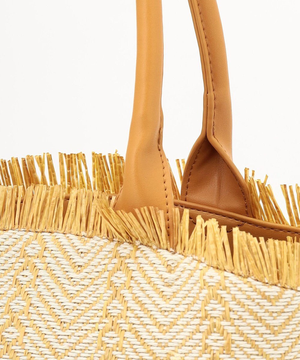 UNBILLION cachecache ポリプロピレンフリンジトートバッグ 