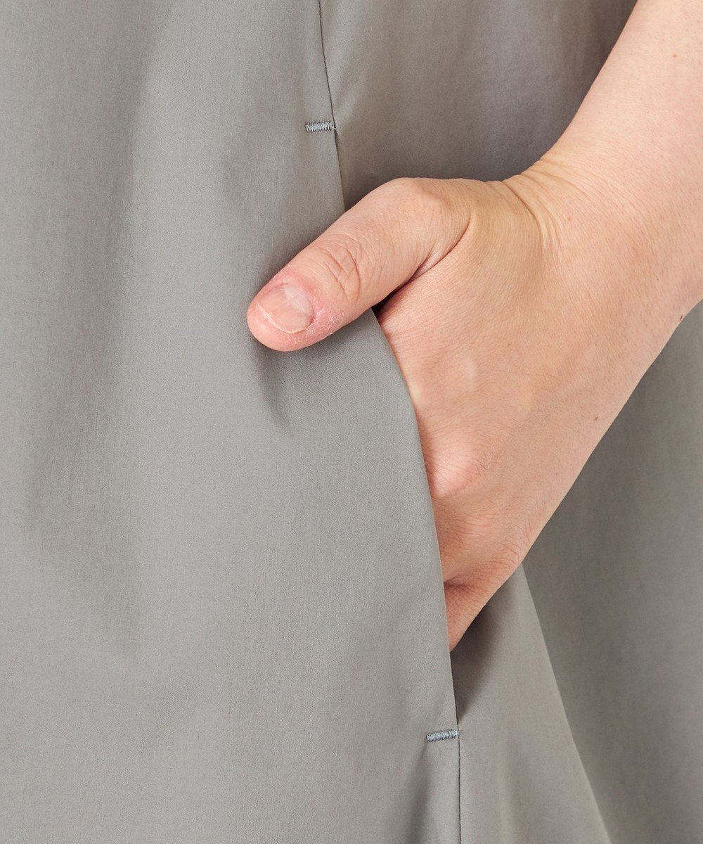 NAVE 【Nave・洗える/撥水加工/ストレッチ素材】ライトタフタ  キャミドレス 