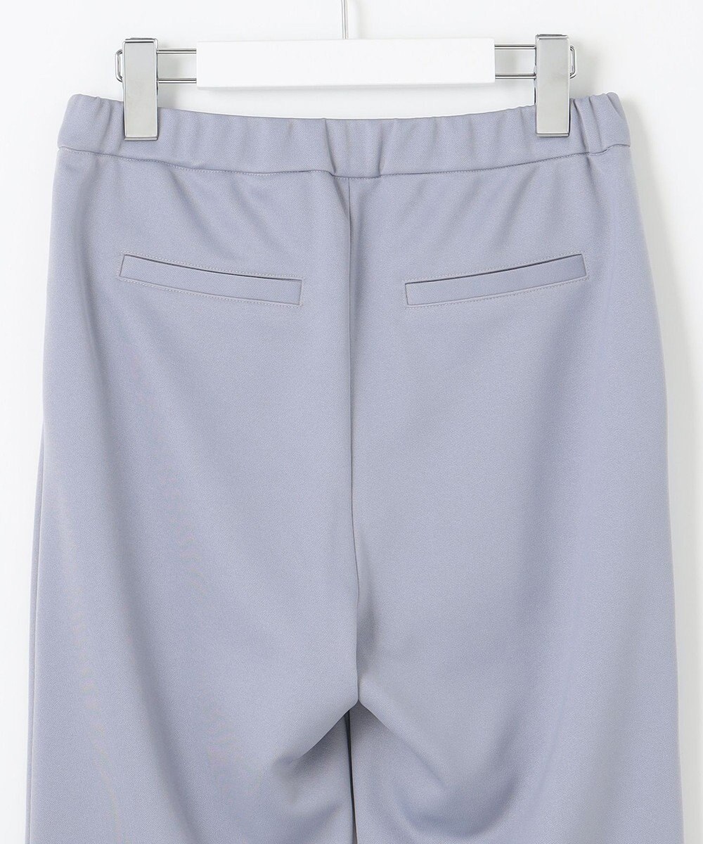 Feroux 【洗える】美シルエットストレッチセミフレア パンツ 