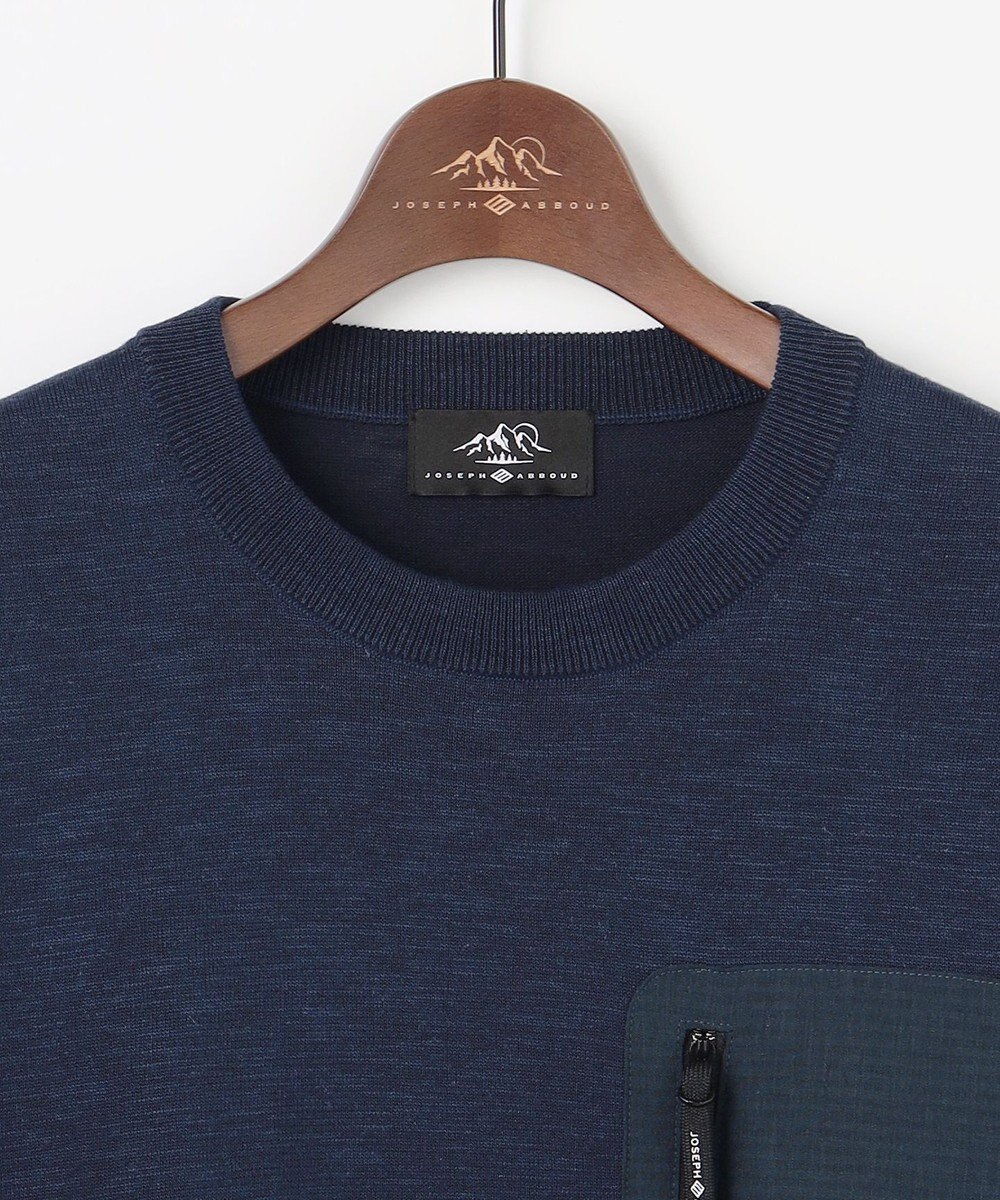 JOSEPH ABBOUD MOUNTAIN 【サステイナブル】オーガニックコットンアセテート ニットＴシャツ 