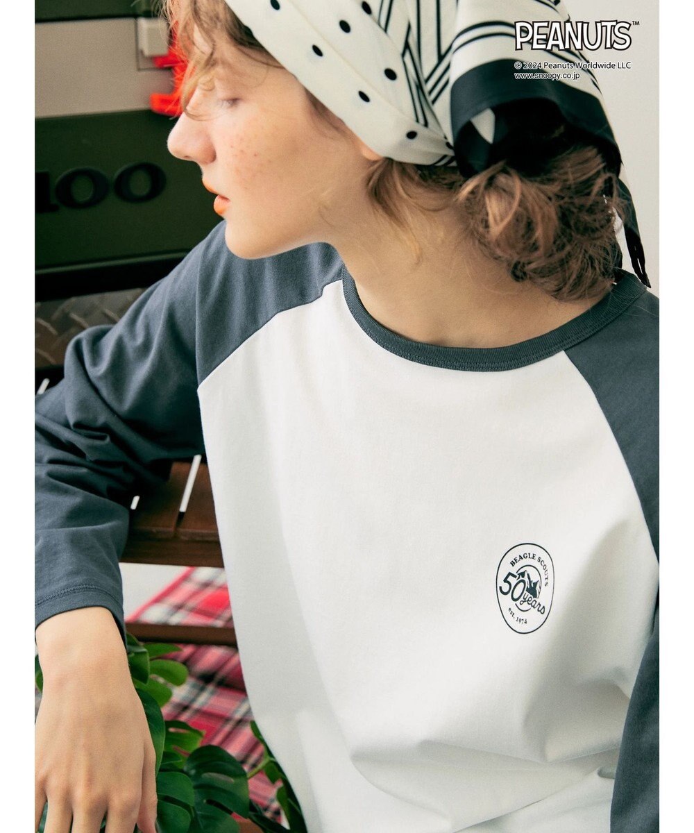 AMERICAN HOLIC ラグランフォトプルオーバー／ＰＥＡＮＵＴＳ 