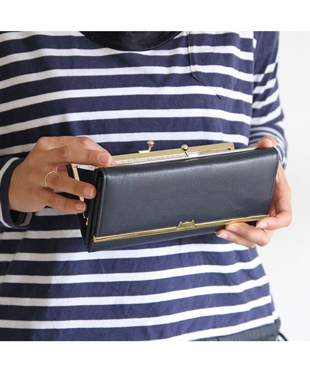 tsumori chisato CARRY プットオンネコ　がま口　長財布　かぶせ 