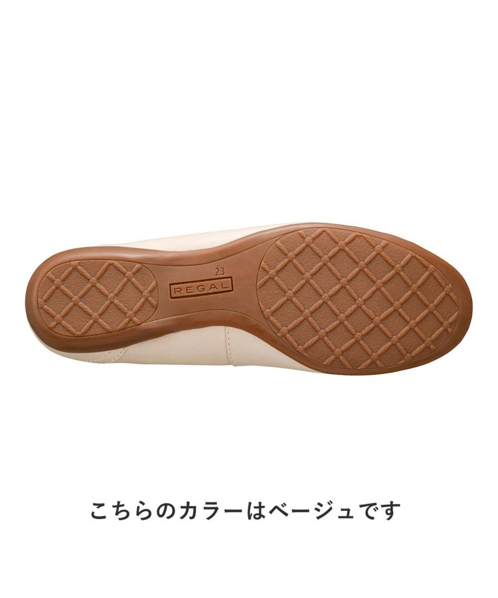 REGAL FOOT COMMUNITY 【アールドット】S02C リボン付きフラットシューズ 