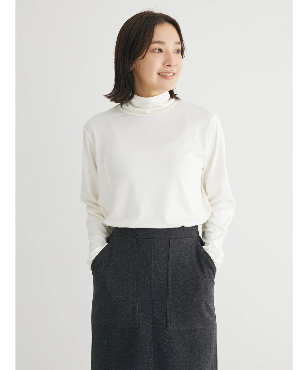 Green Parks 吸湿発熱タートルカットソー 