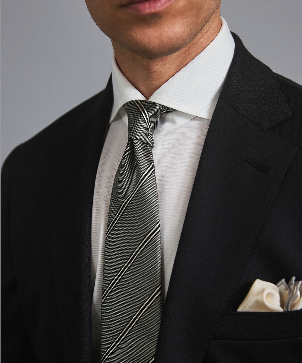 GOTAIRIKU 新柄/セットアップ対応【洗える/ストレッチ/シワになりにくい】ウォッシャブルジャージー セットアップジャケット_柄（25年モデル） 