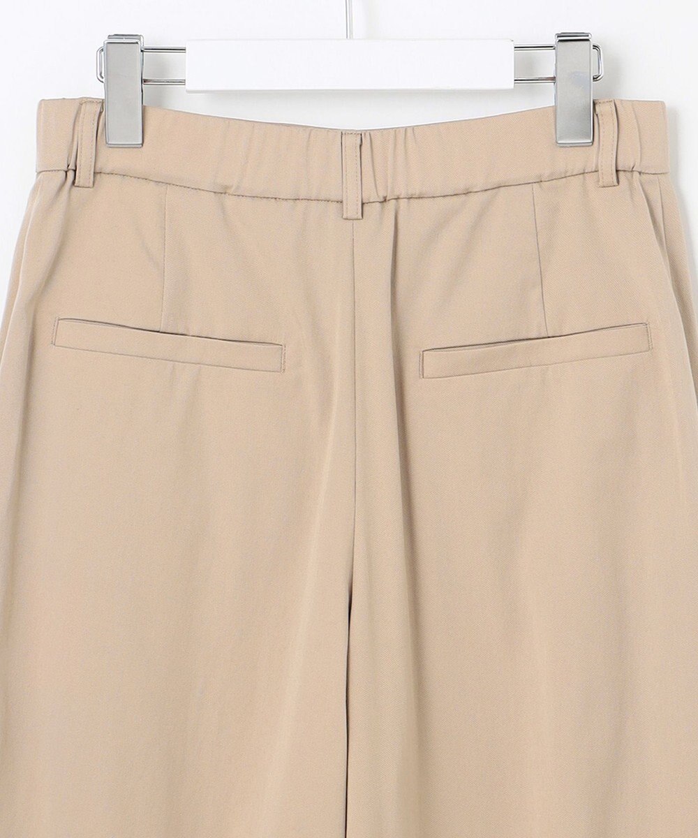 自由区 L 【セットアップ対応・洗える】ドレープツイルワイド パンツ 