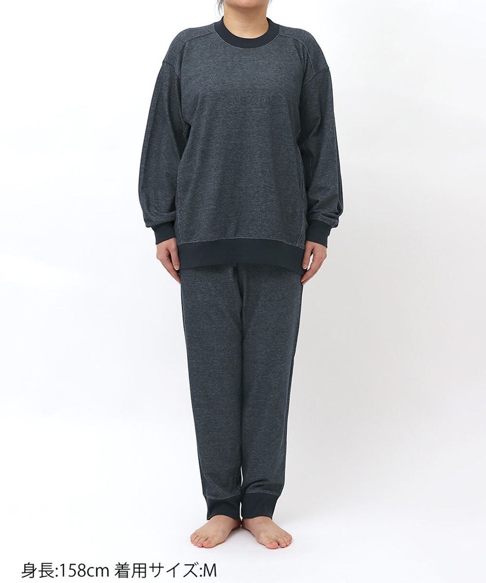 ワコール／睡眠科学 パジャマ 長袖 長ズボン 綿混(本体) ここちよく眠れる 寝返りしやすい レディース YDX598 睡眠科学／ワコール 