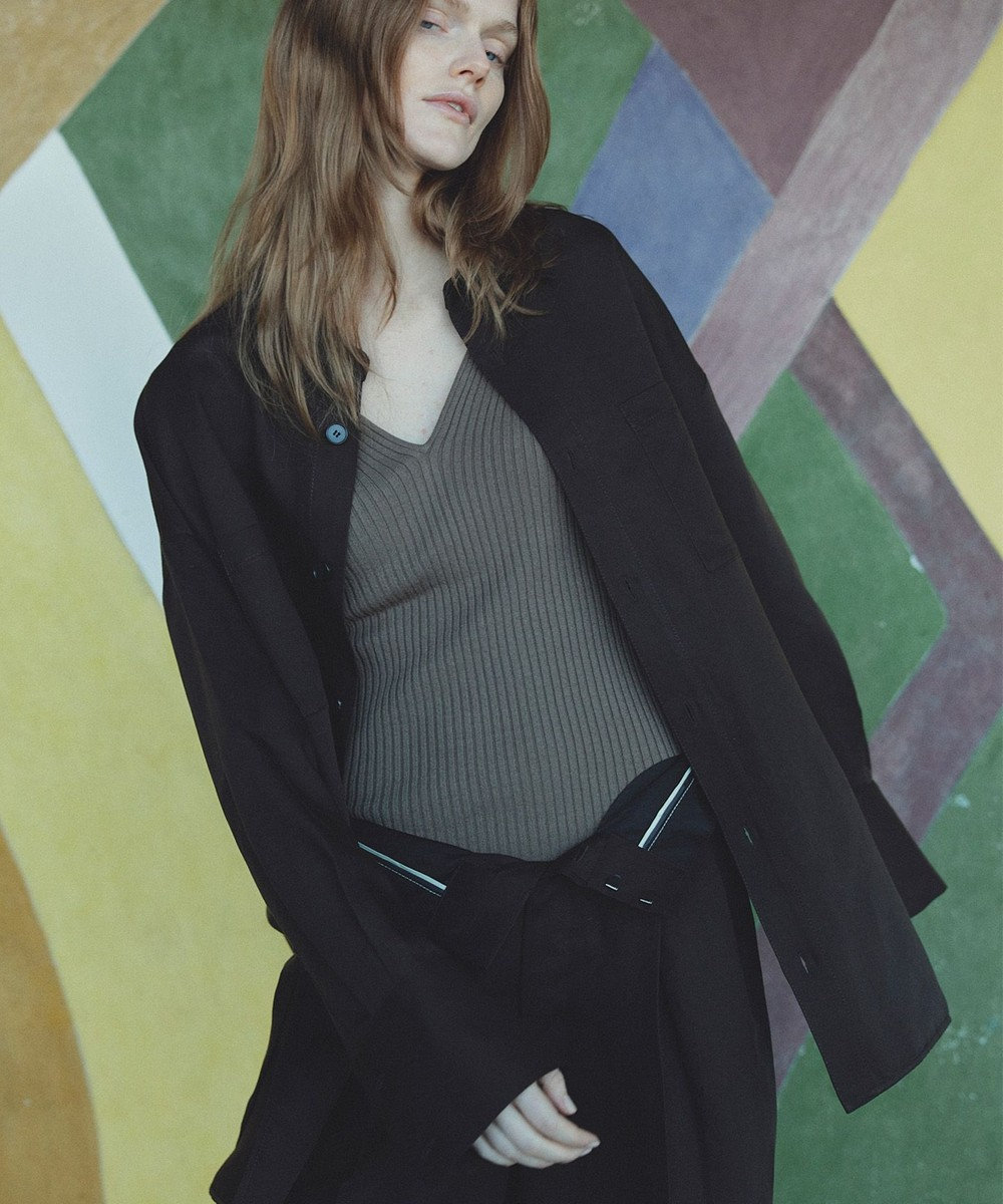 uncrave リヨセルライトリネン BIGシャツ 