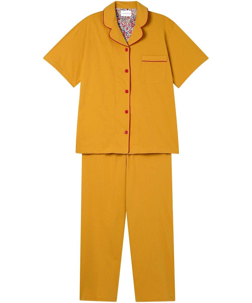 une nana cool 【綿100％】40ハイゲージ天竺半袖パジャマ MADE WITH LIBERTY FABRIC 