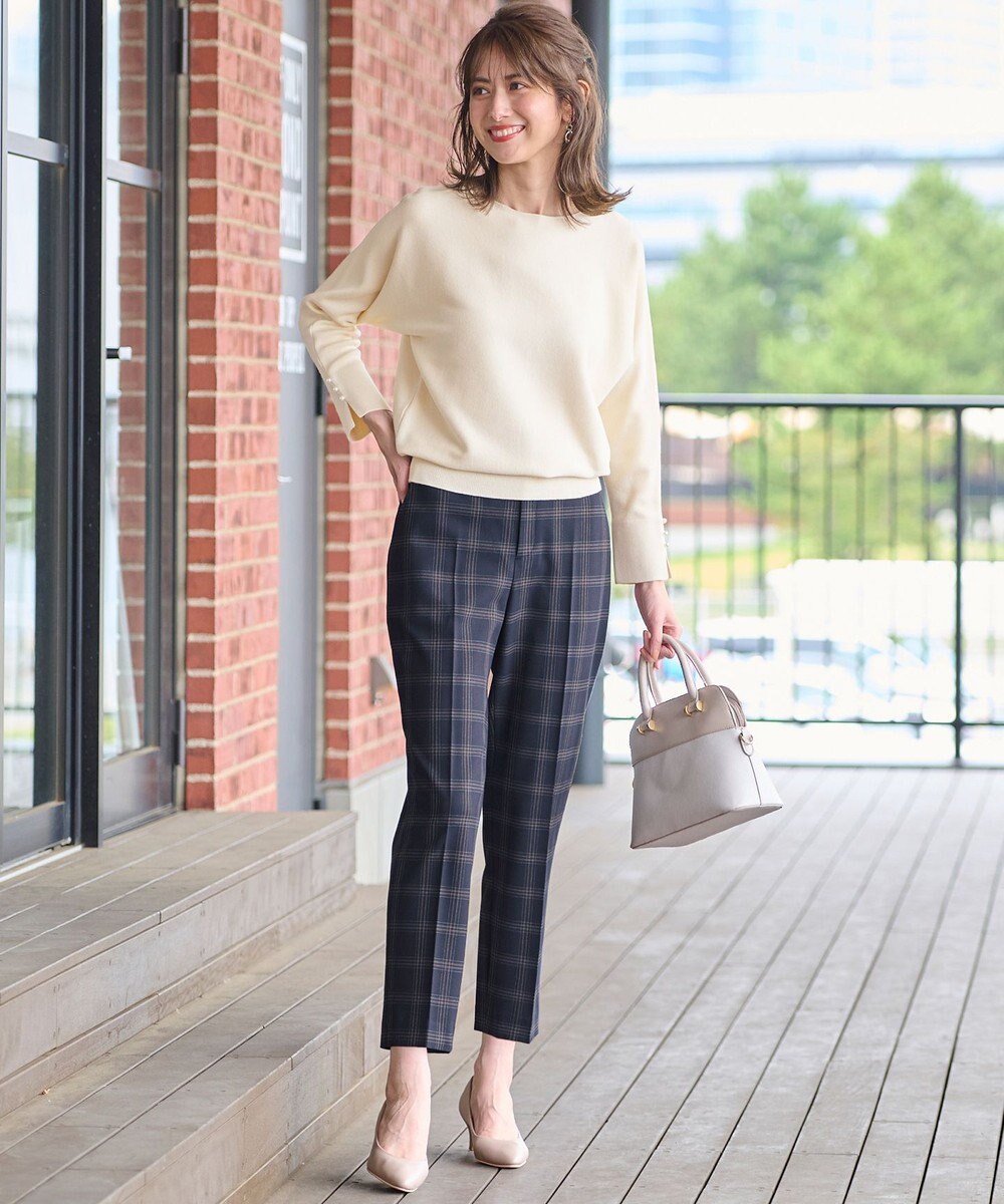 ANY SIS 【大人百花掲載 ヨンアさん着用】シリーズ累計7万本突破！サーモ2WAYストレッチ テーパードパンツ 