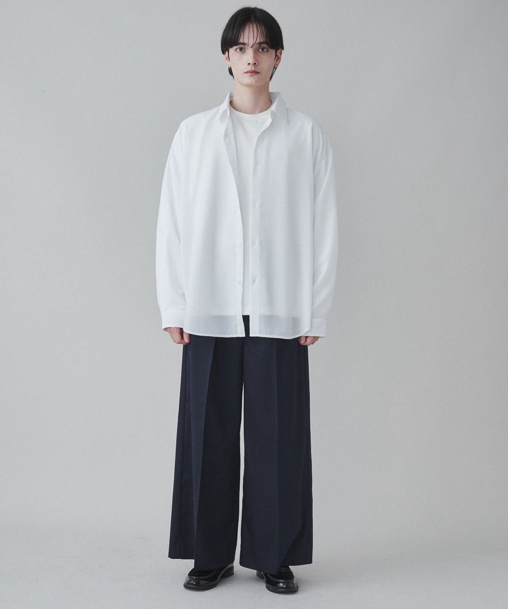 WEGO 【ユニセックス着用ITEM】ワイドストレートスラックス 