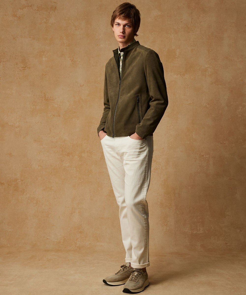 JOSEPH ABBOUD 【キングサイズ・サスティナブル/岡山産デニム】オゾンハイパワーデニム パンツ 