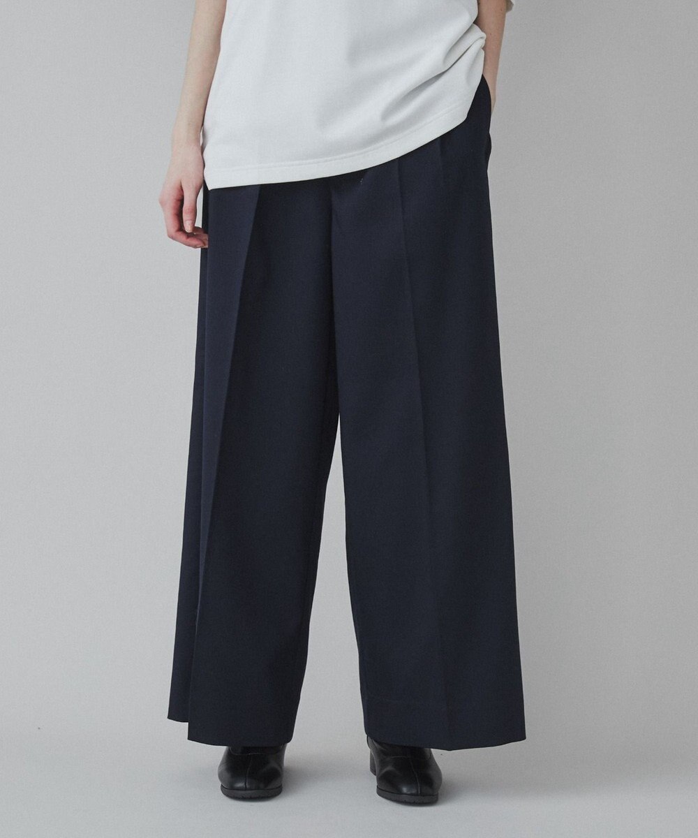 WEGO 【ユニセックス着用ITEM】ワイドストレートスラックス 