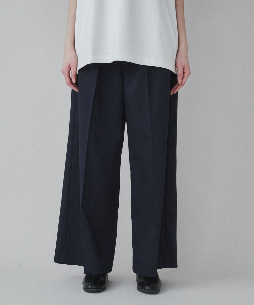 WEGO 【ユニセックス着用ITEM】ワイドストレートスラックス 