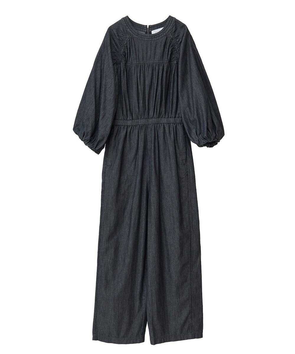 Green Parks ■ＥＳＣＡＲ　シャーリングデニムオールインワン 