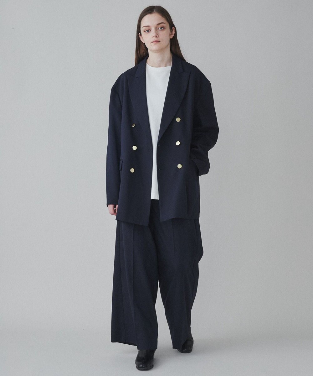 WEGO 【ユニセックス着用ITEM】ワイドストレートスラックス 