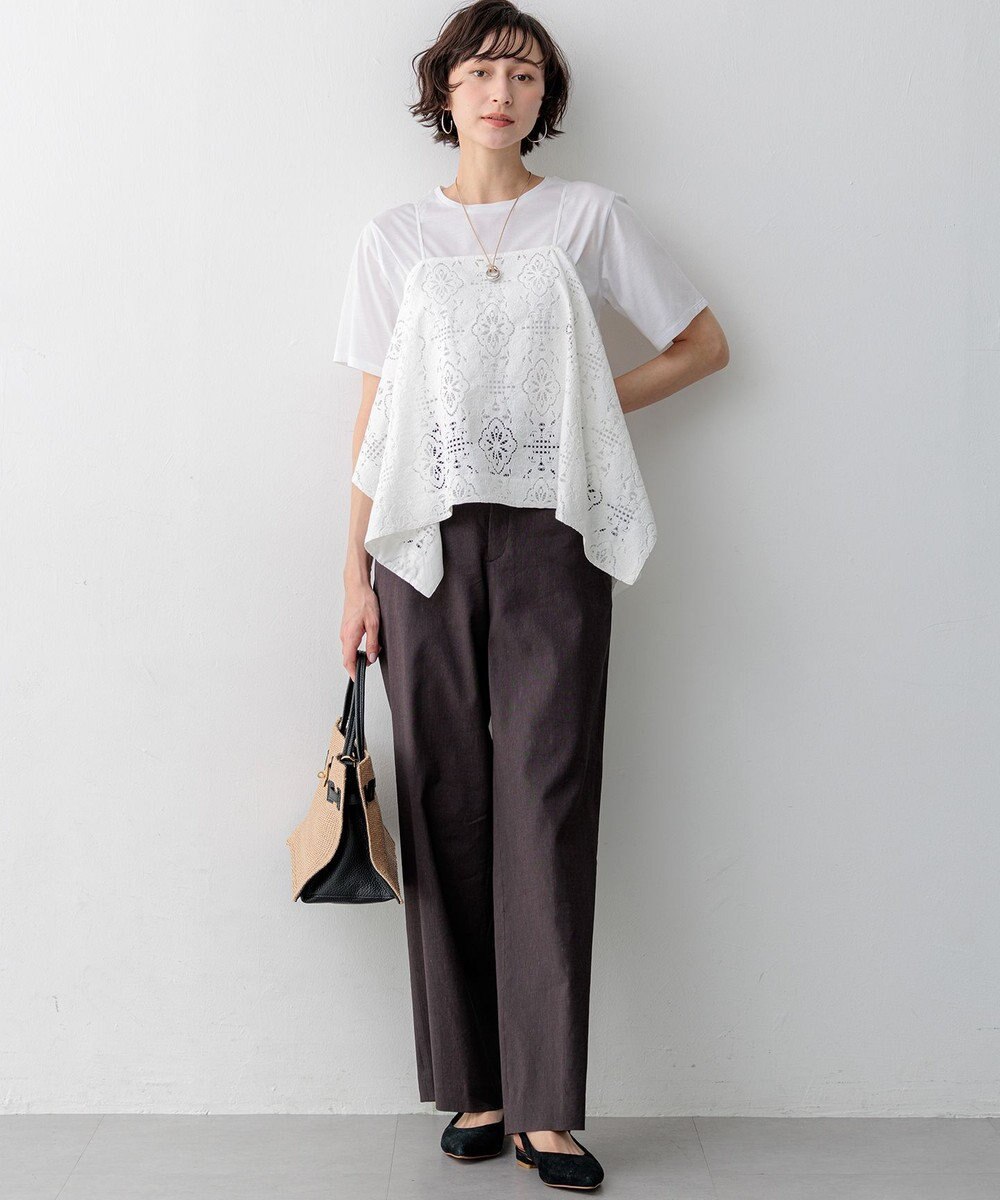 23区 【先行予約】シアーコンフォート クルーネック Tシャツ 