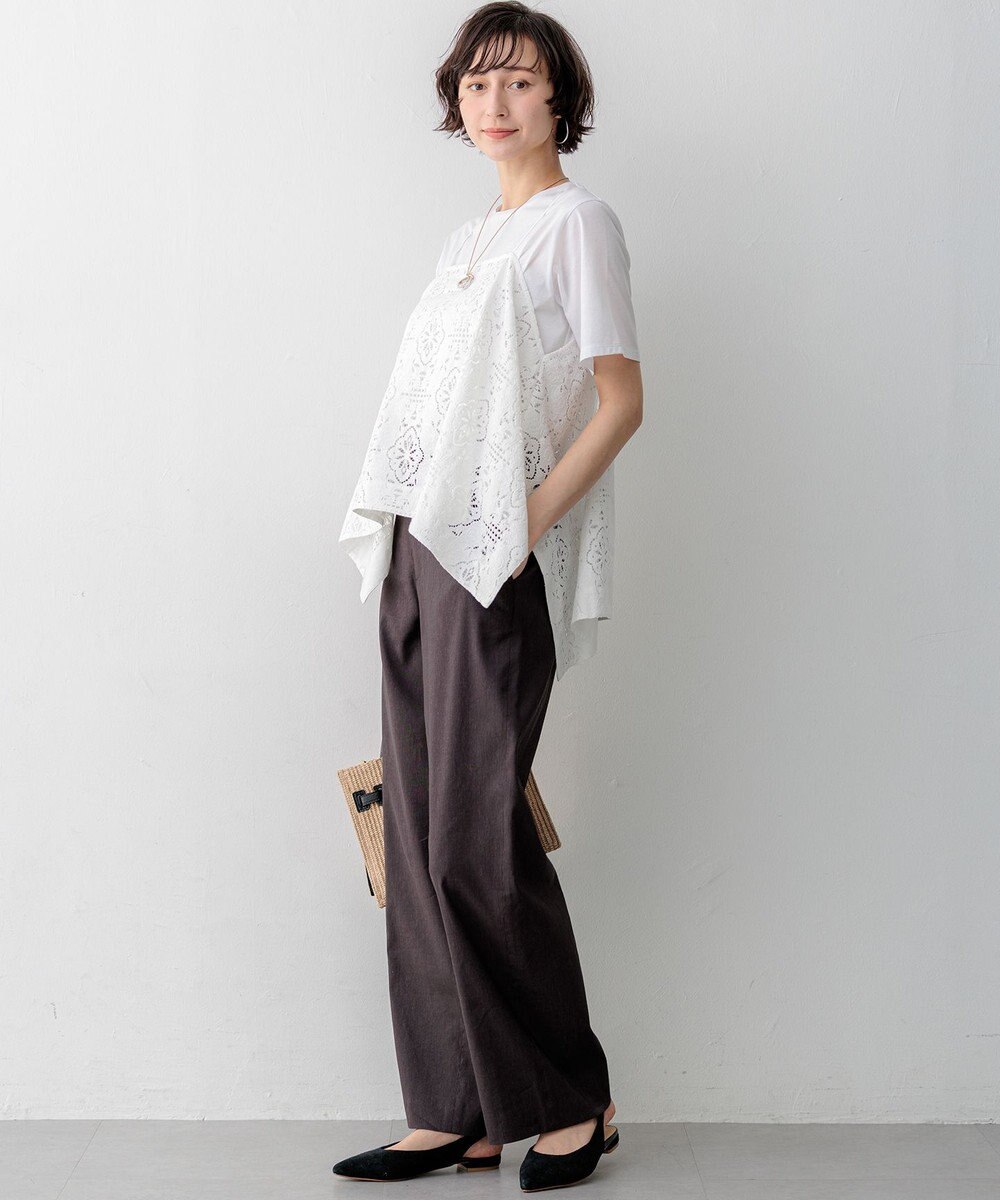 23区 【先行予約】シアーコンフォート クルーネック Tシャツ 