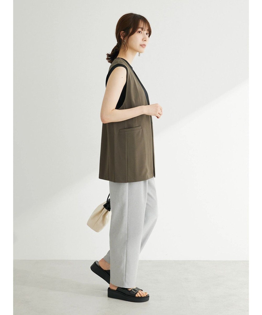 Green Parks 着流しカットジョーゼットジレ 