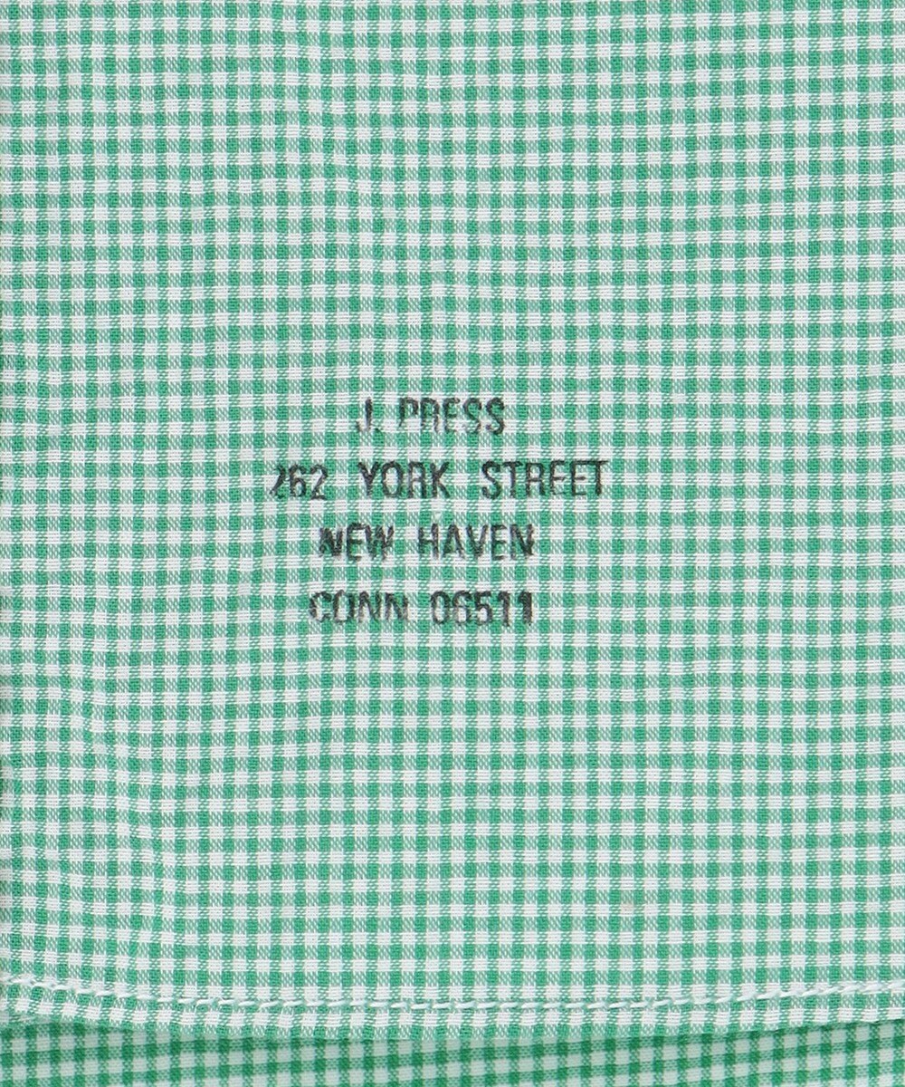 J.PRESS MEN 【WEB・一部店舗限定】サッカーギンガムチェックシャツ 