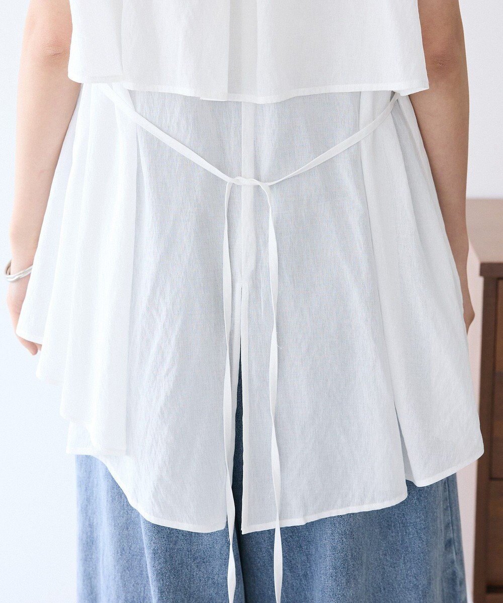 CRAFT STANDARD BOUTIQUE ヴィンテージボイルバックデザインブラウス 