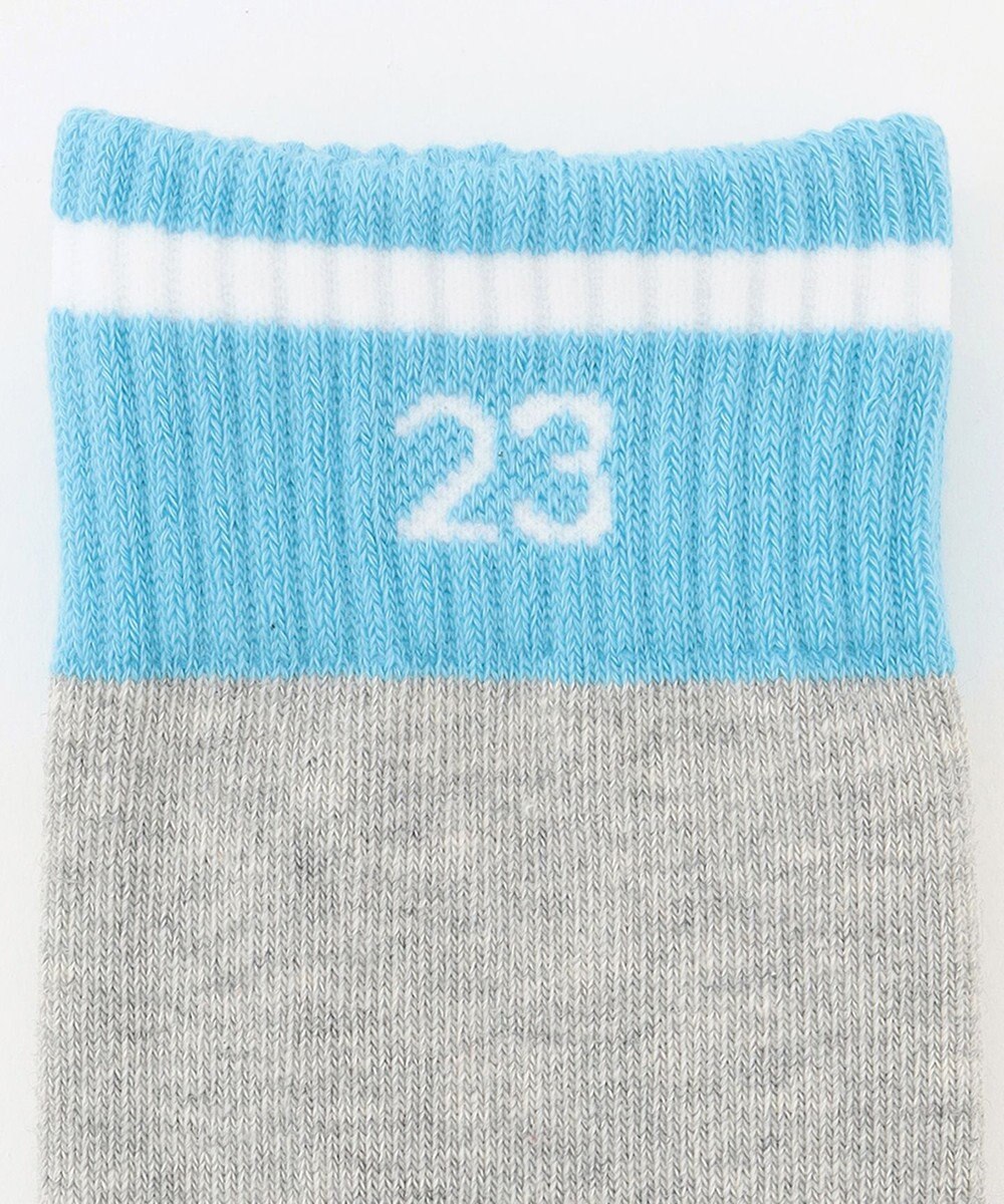 23区GOLF 【MEN】【日本製】バイカラー レギュラーソックス 