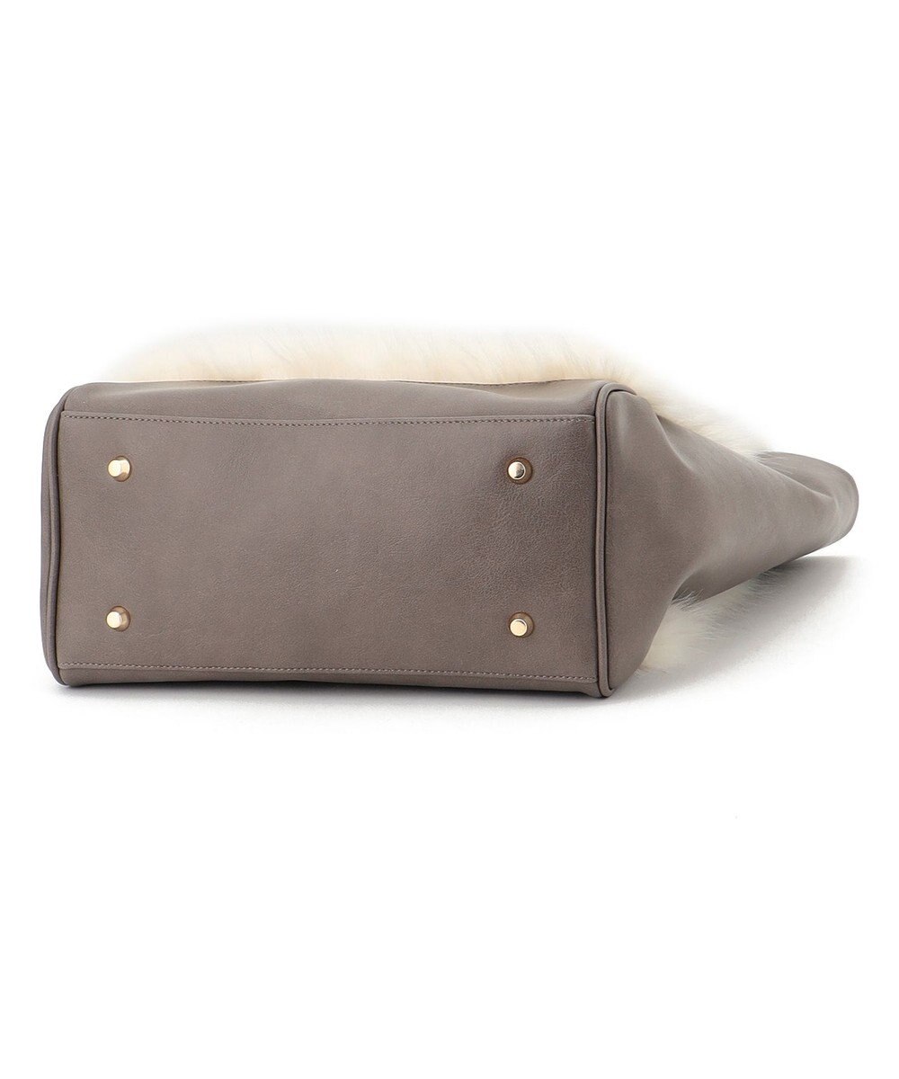 23区 ファーコンビ トートバッグ 