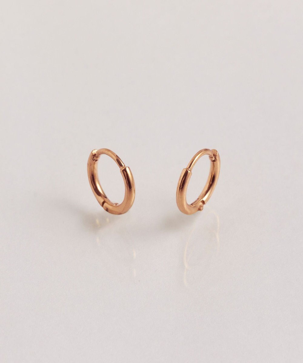 Phoebe 〈シリーズ累計販売10000点突破！〉〈金属アレルギー対応〉ミニフープピアス/サージカルステンレス　ローズゴールド 