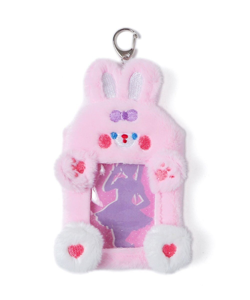 WEGO ふわふわぬいカードホルダーキーホルダーA 