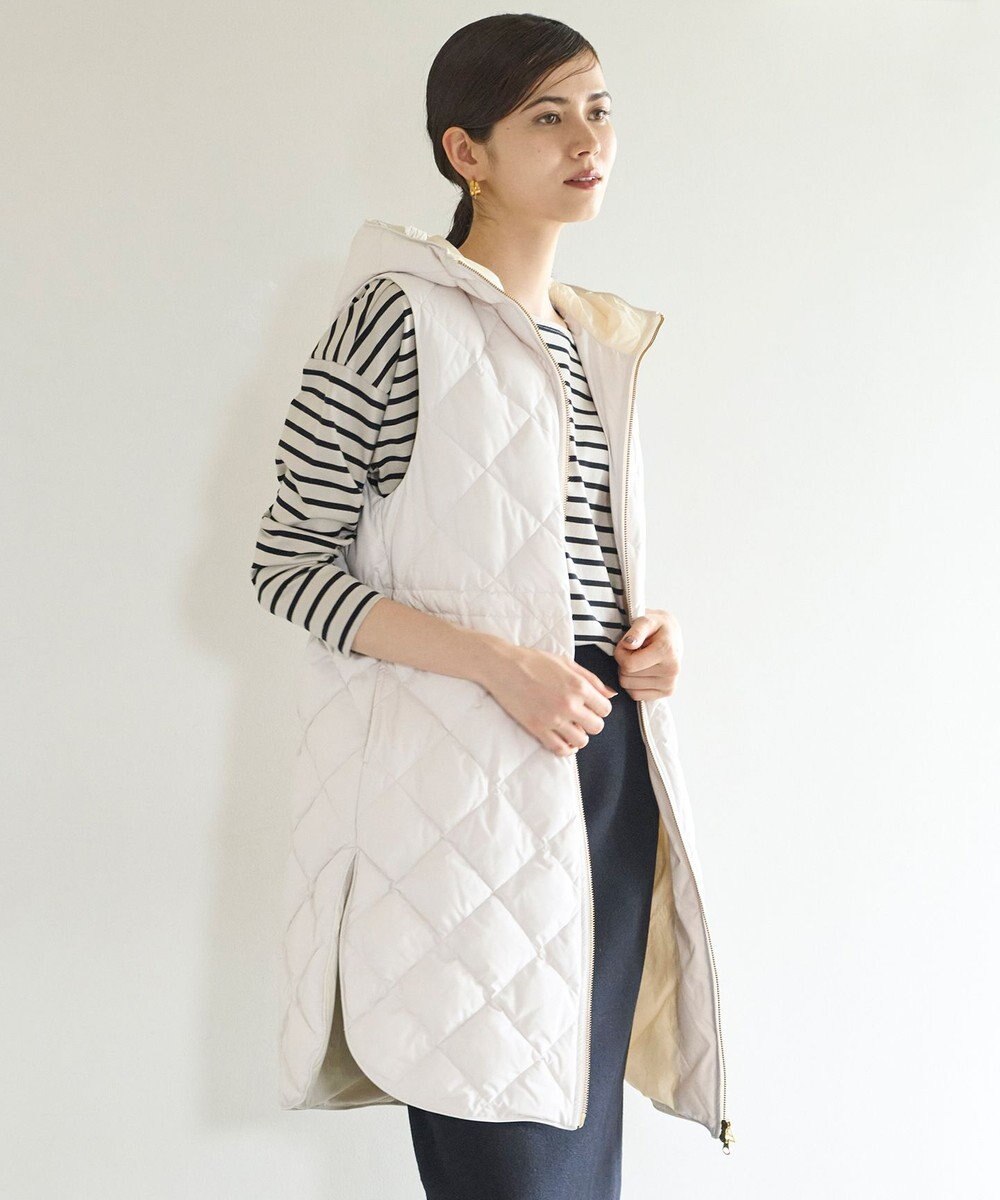 UNFILO 【TAION×UNFILO】フード付き ジレ 