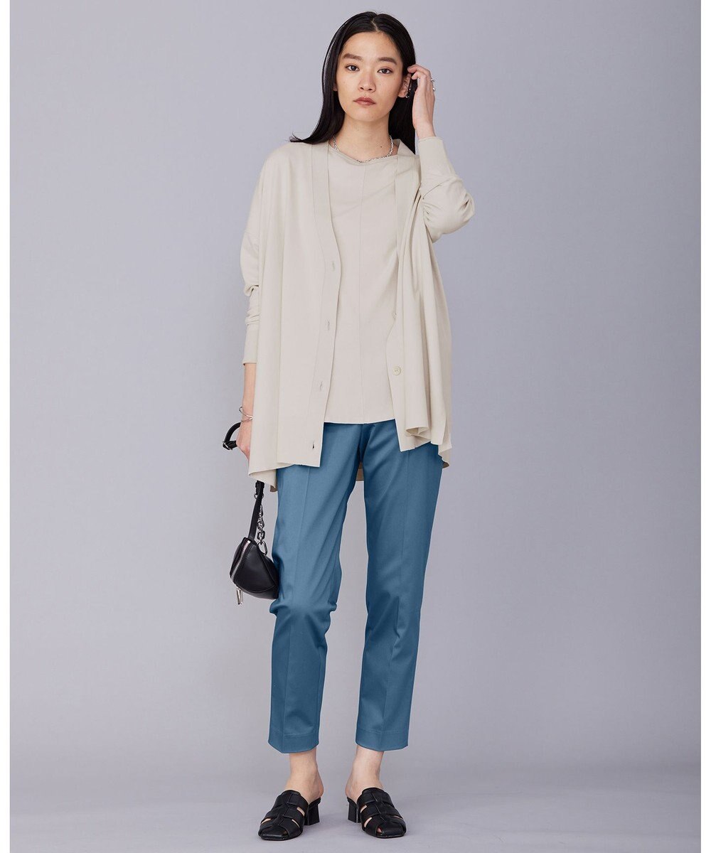 ICB 【洗える】ヴィスコースワイド カーディガン 