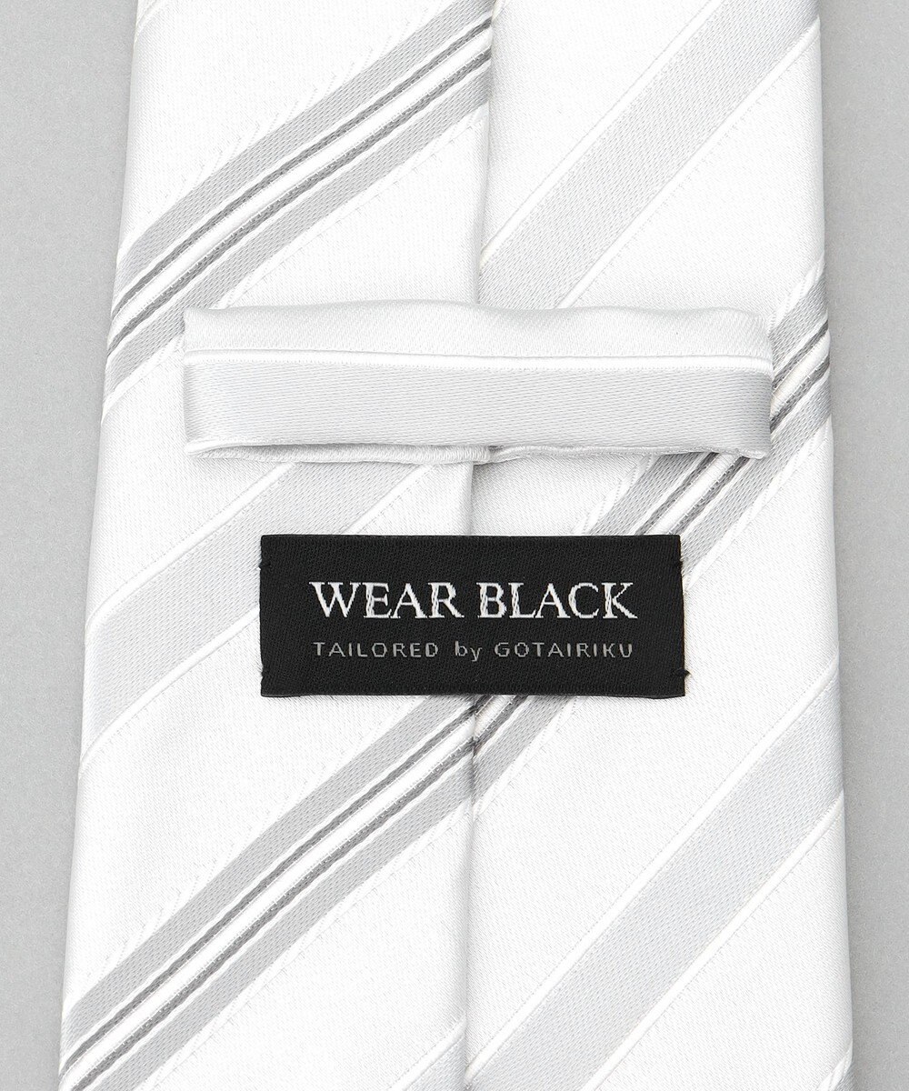 GOTAIRIKU 【WEAR BLACK】フォーマル用_ストライプ ネクタイ 