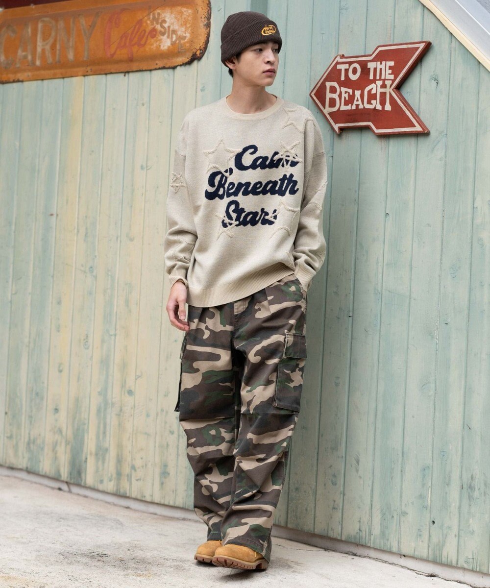 WEGO 【ユニセックス着用ITEM】パイルジャガードプルオーバー 