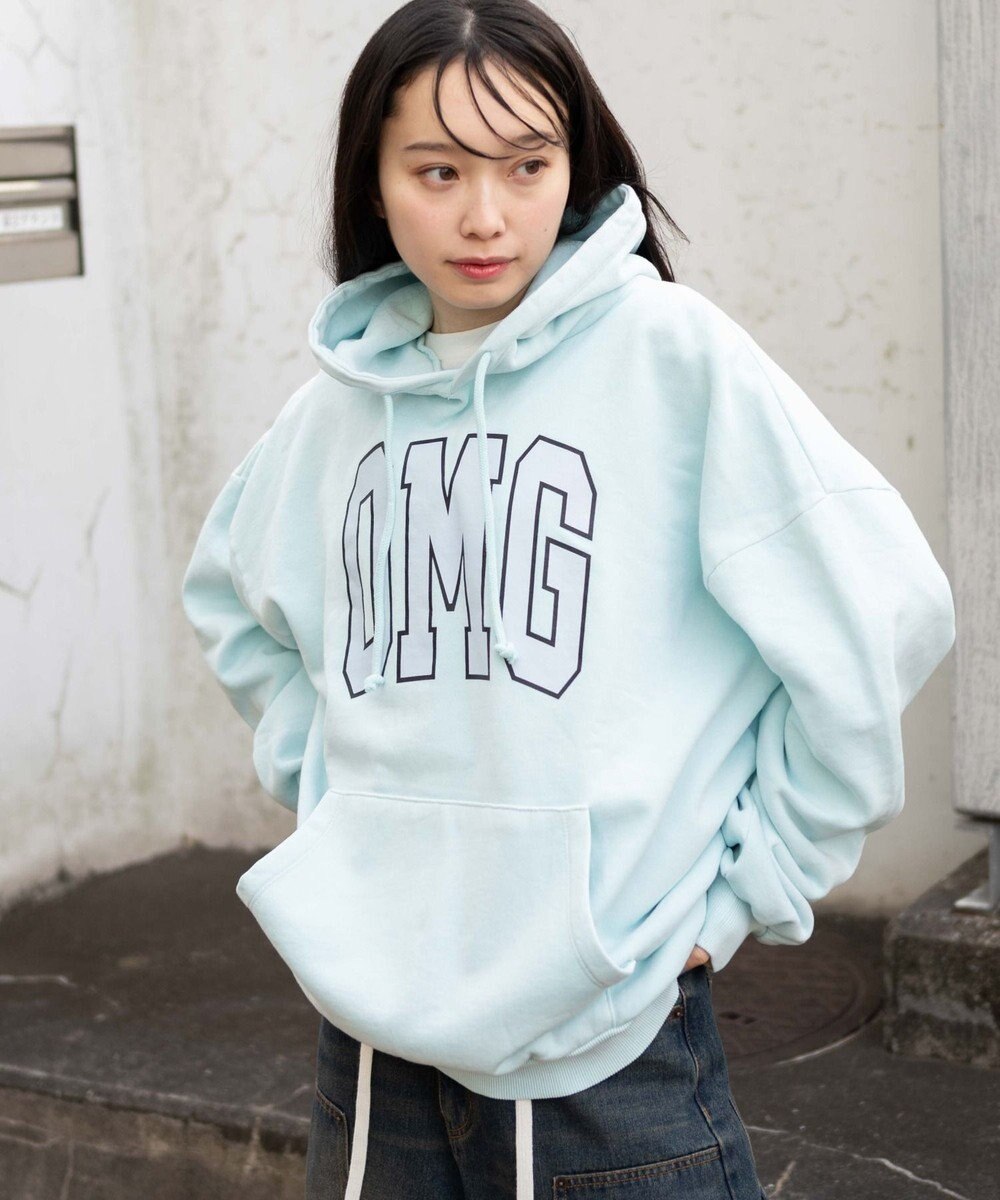 WEGO 【ユニセックス着用ITEM】ピグメントOMGプルパーカー 