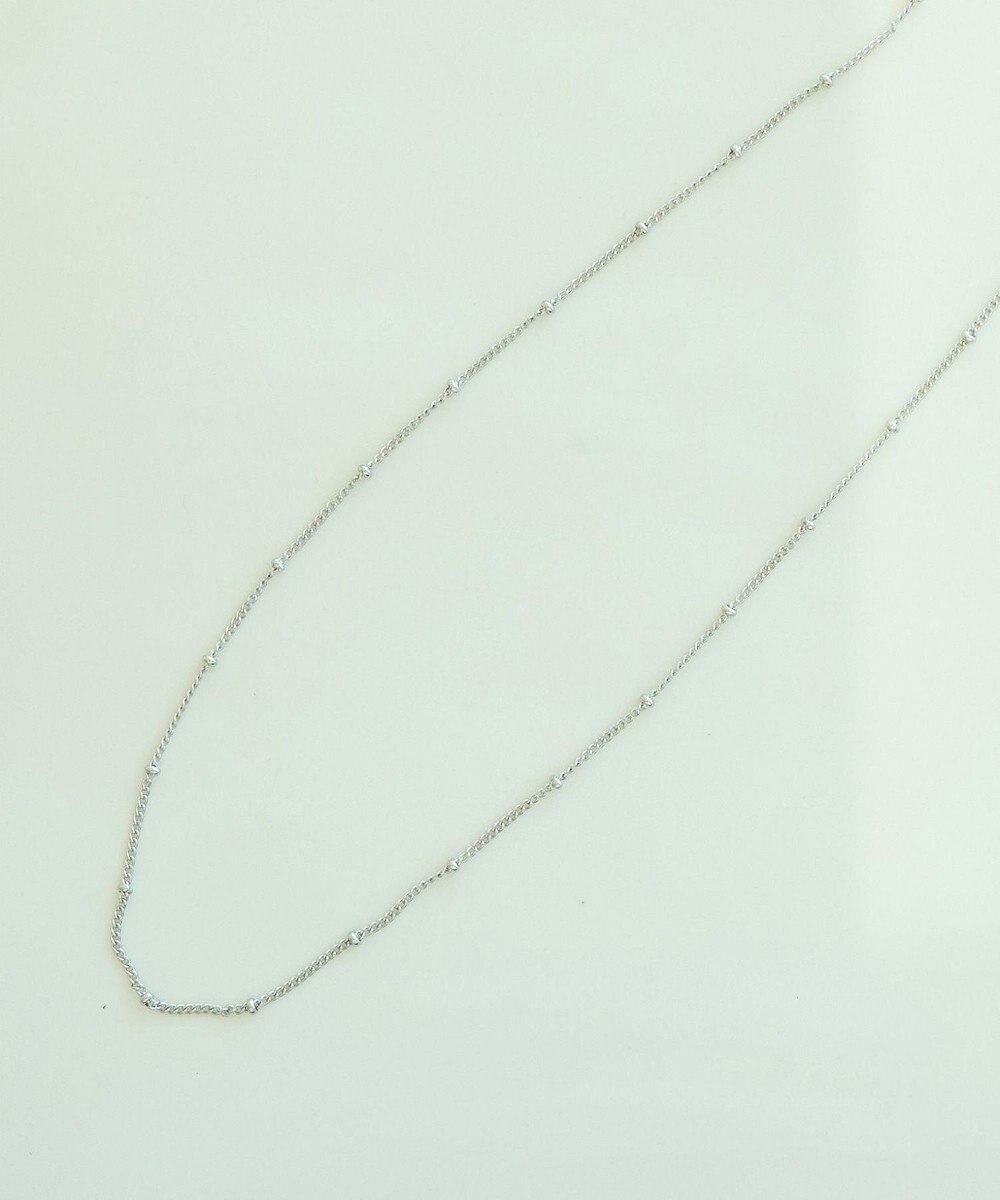 YECCA VECCA ドットチェーンステンレスネックレス 