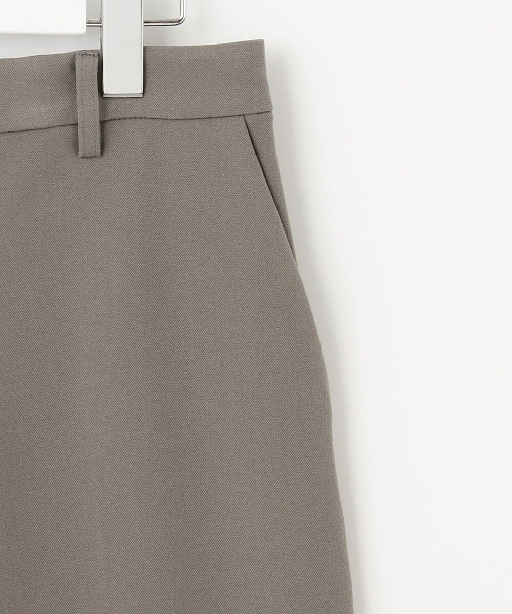 自由区 【裏起毛/撥水加工】TRギャバ ワイドクロップドパンツ 